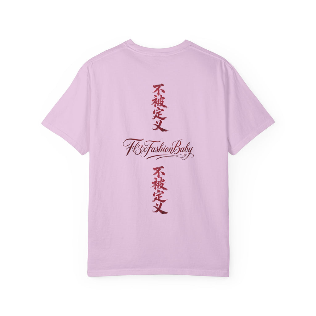 Graphic T-Shirt — Urban Asian-Inspired Logo Tee with Kanji & Devil Icon