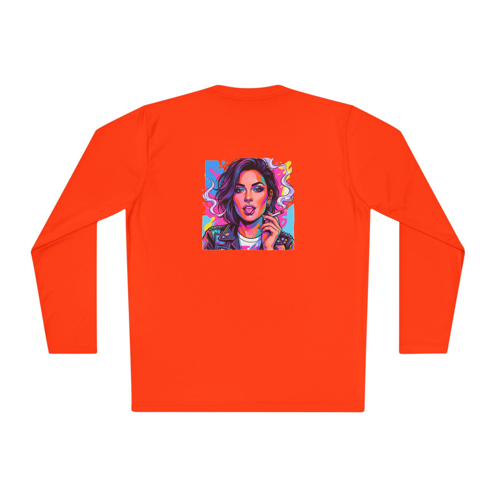 Drag Queen Portrait Long Sleeve Tee — Colorful Pop Art “17” Graphic