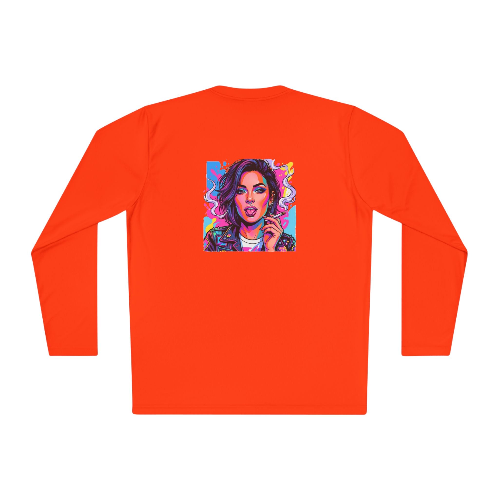 Drag Queen Portrait Long Sleeve Tee — Colorful Pop Art “17” Graphic