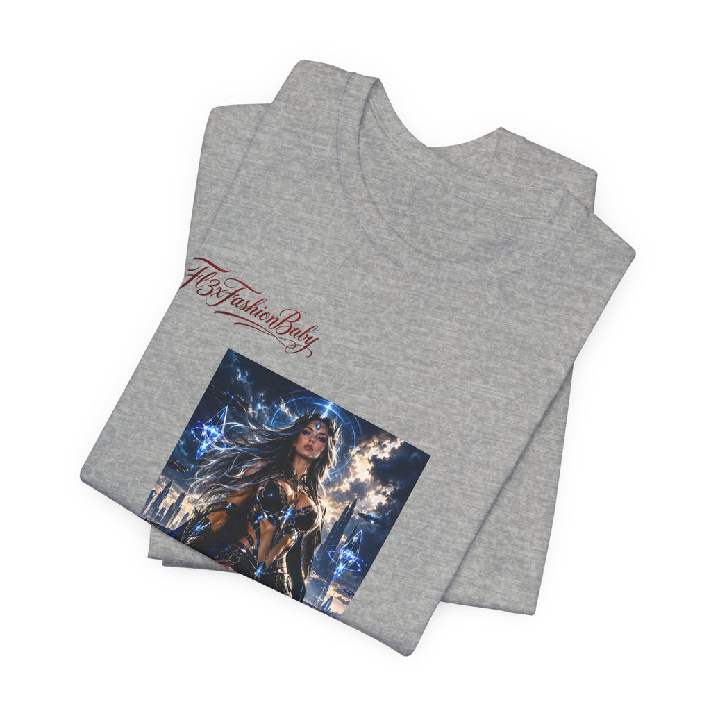 Wonder Heroine Graphic Tee — 'Flirtatious Lady' Front Print