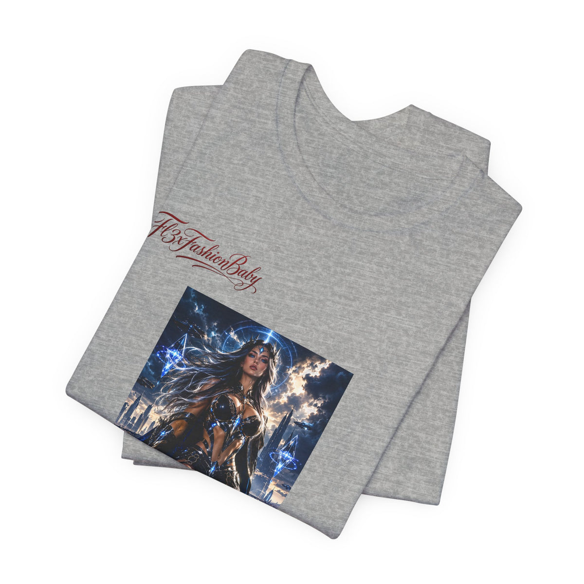 Wonder Heroine Graphic Tee — 'Flirtatious Lady' Front Print