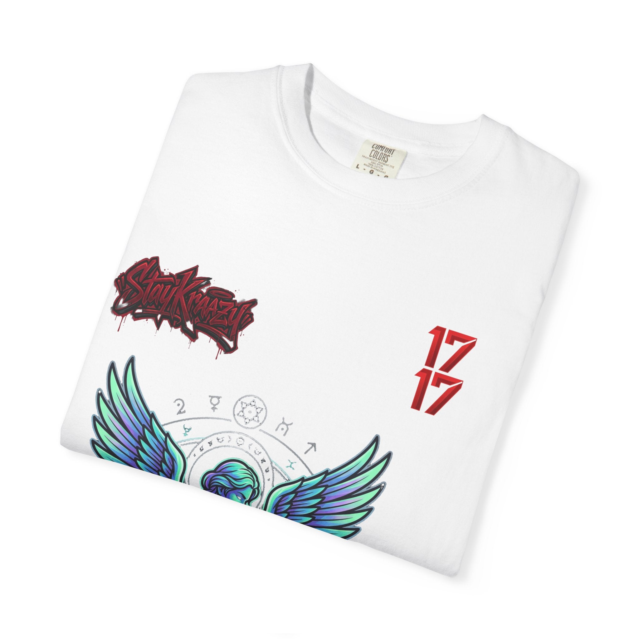 Angel & Devil Graphic T-Shirt — '24 Hours To Live' Streetwear