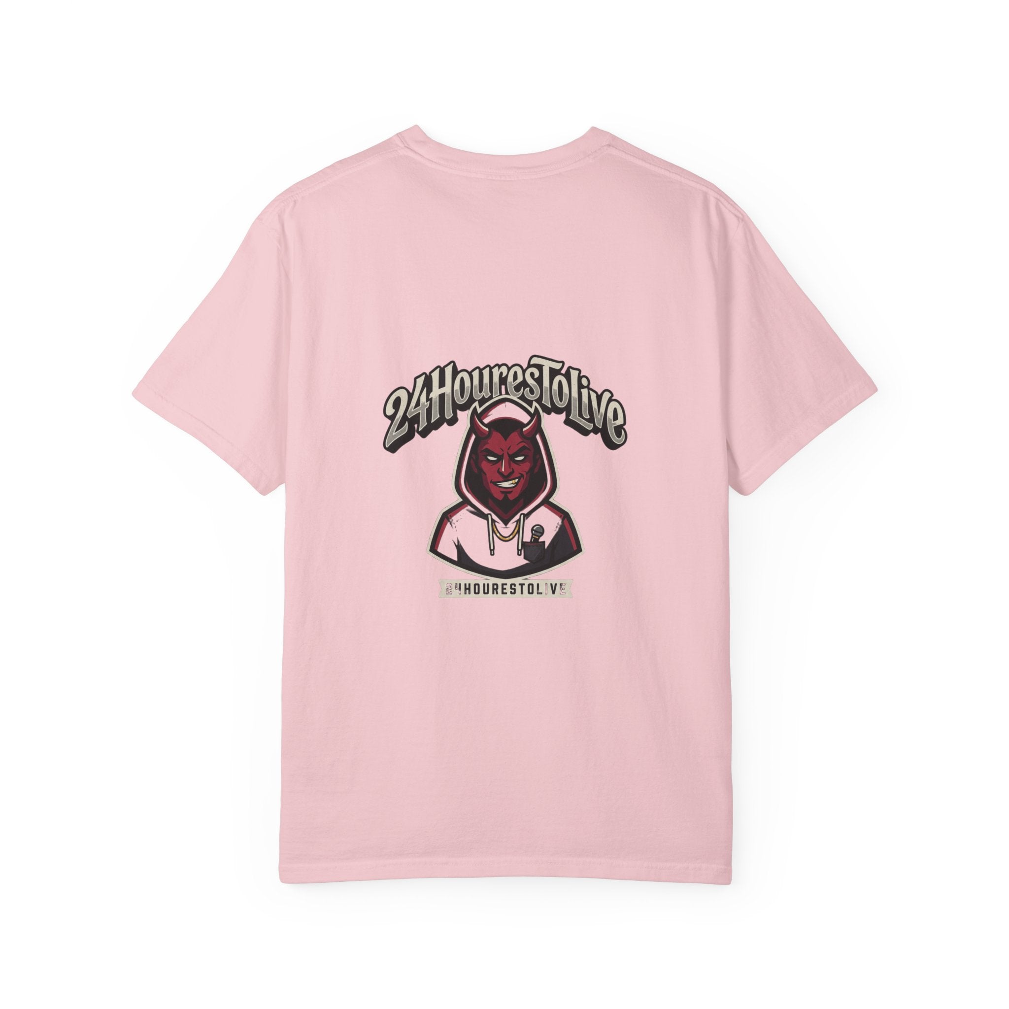 Angel & Devil Graphic T-Shirt — '24 Hours To Live' Streetwear