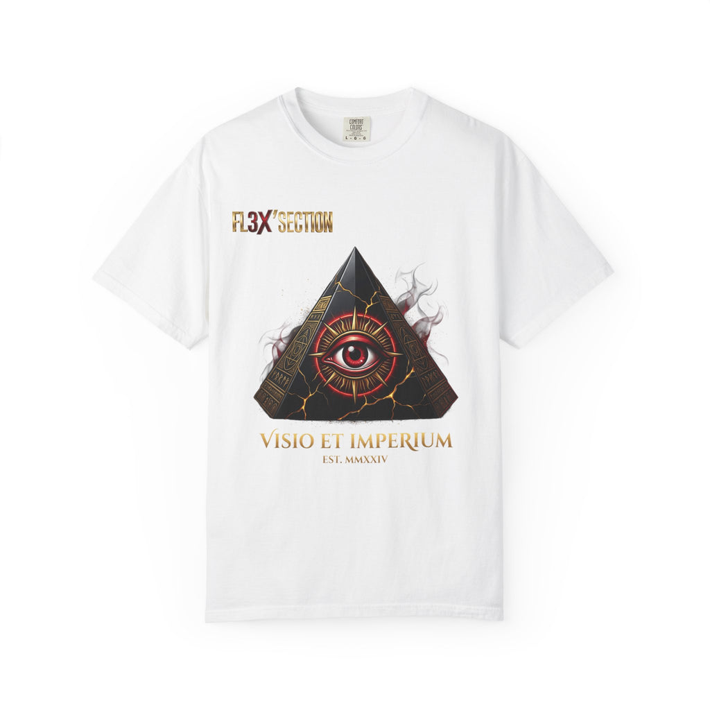 All-Seeing Eye Pyramid T-Shirt — "Visio Et Imperium" Graphic Tee