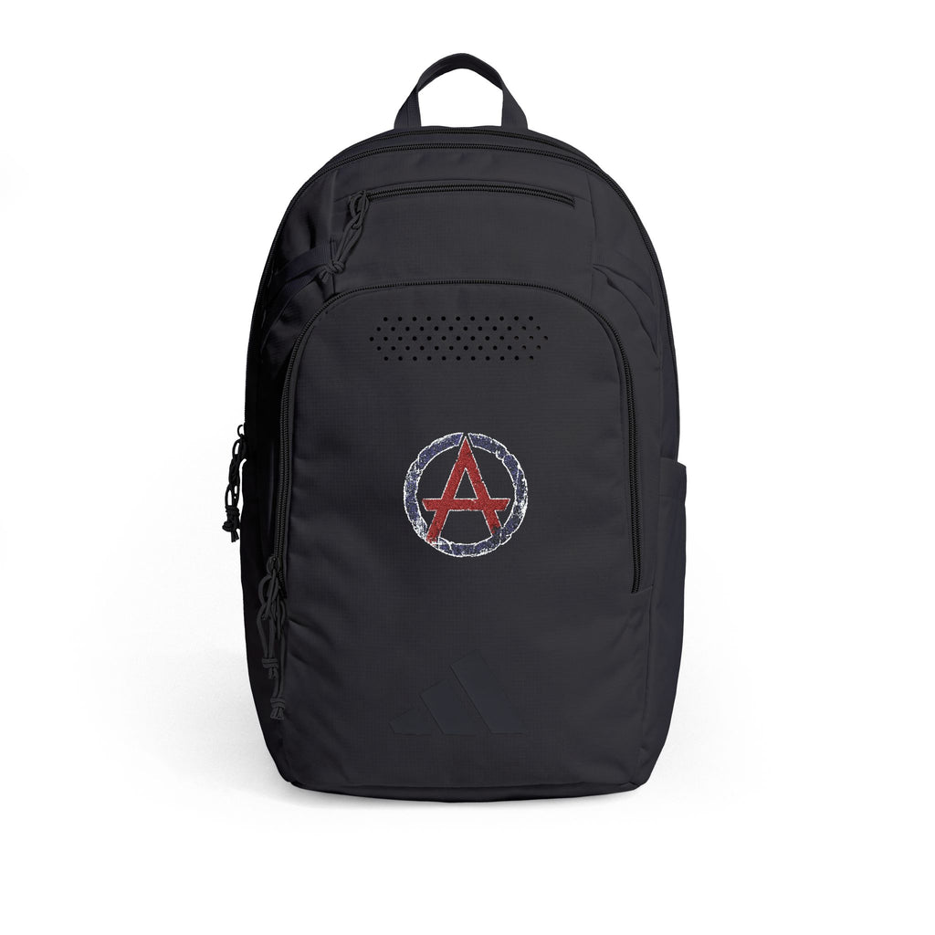 Embroidered Defender 5 Backpack — Patriotic 'A' Crest (Adidas)