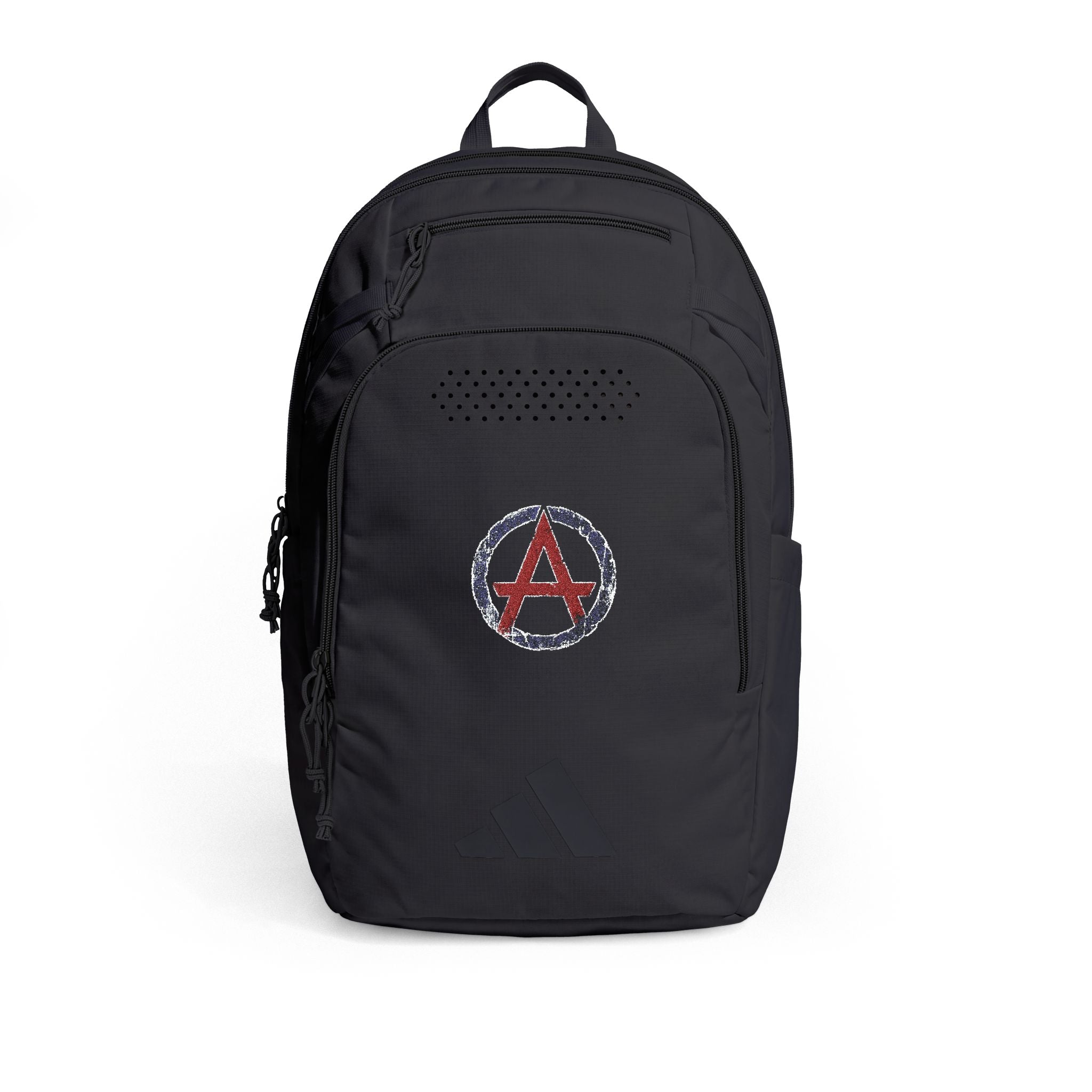 Embroidered Defender 5 Backpack — Patriotic 'A' Crest (Adidas)