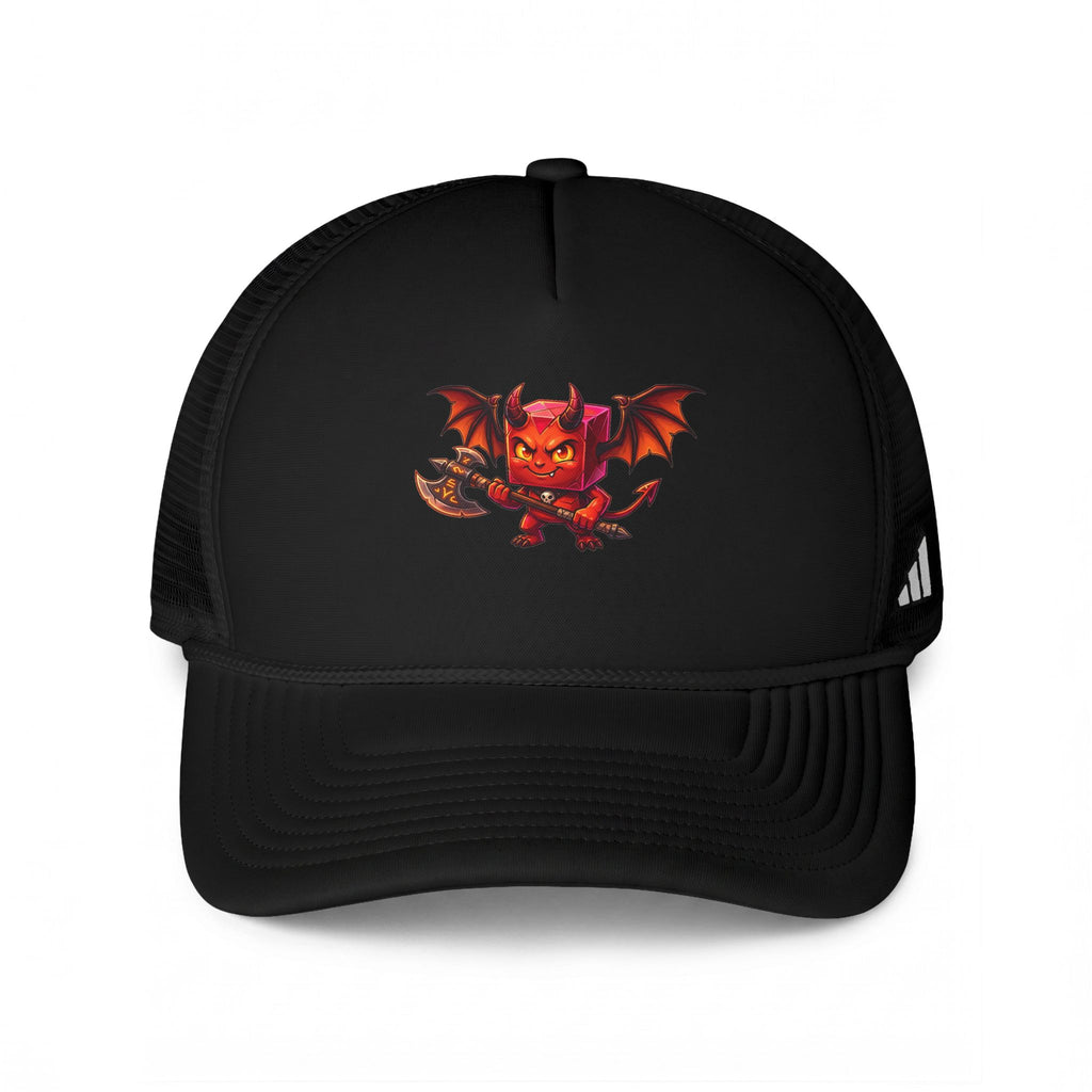 Devil Dragon Trucker Hat – Cute Red Demon Graphic Cap