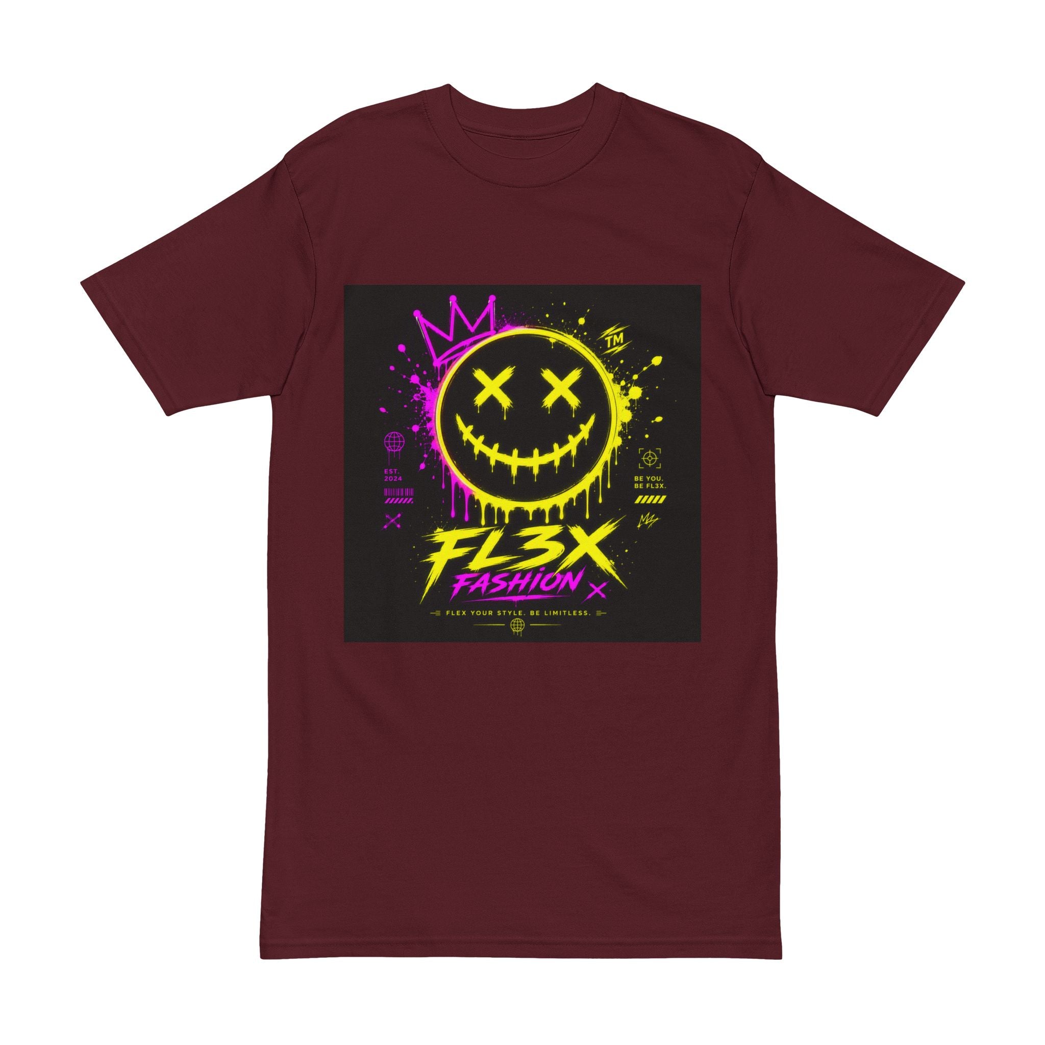 Neon Grin Tee — "FL3X Fashion" Graphic Streetwear T-Shirt