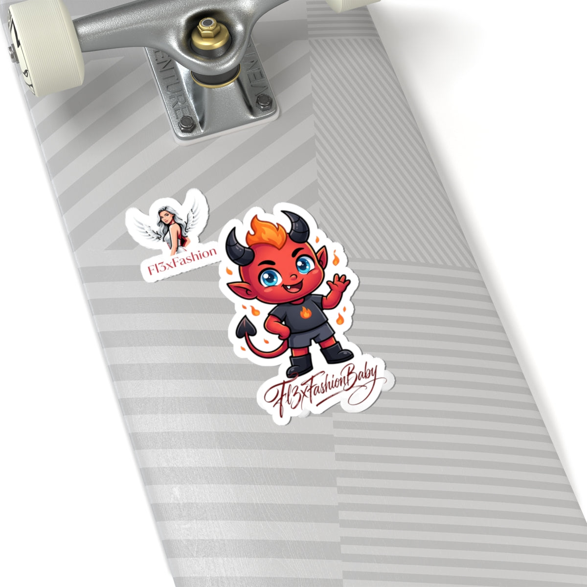 Cute Red Devil Sticker - Kiss-Cut Vinyl Laptop Decal (F13xFashionBaby)