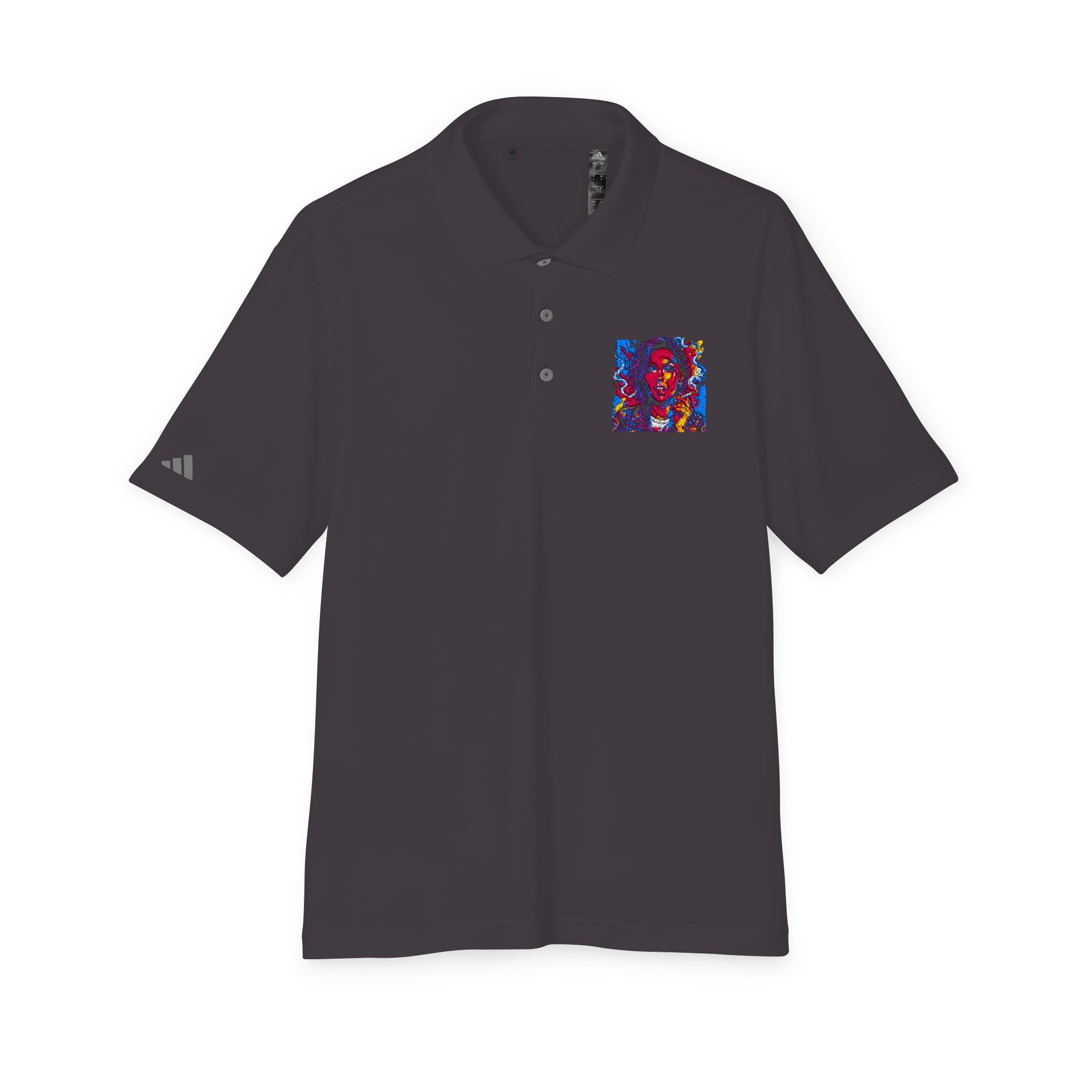 Abstract Color Portrait Polo Shirt