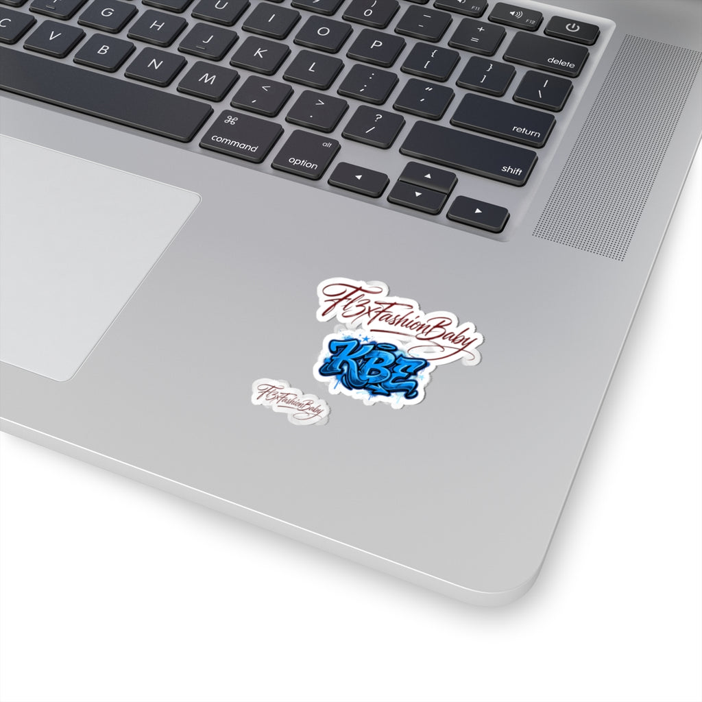 Kiss-Cut Stickers — KBZ Blue Graffiti & Fl3xFashionBaby Script Sticker Set