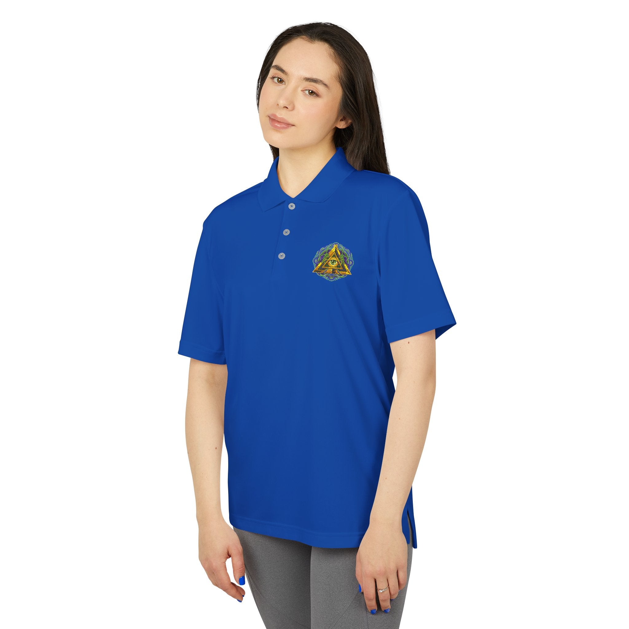 Pine Forest Crest Performance Polo