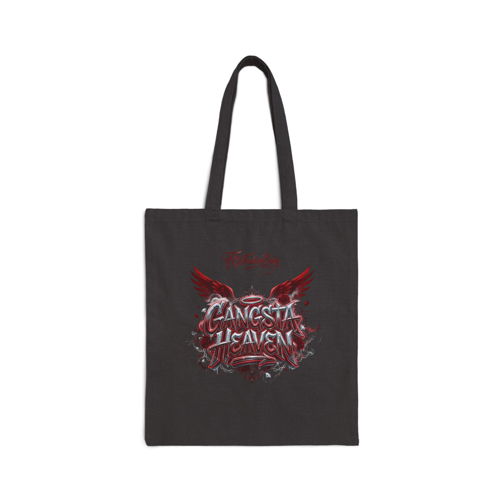 Canvas Tote — 'Angels of Heaven' Winged Crest Eco Shopper