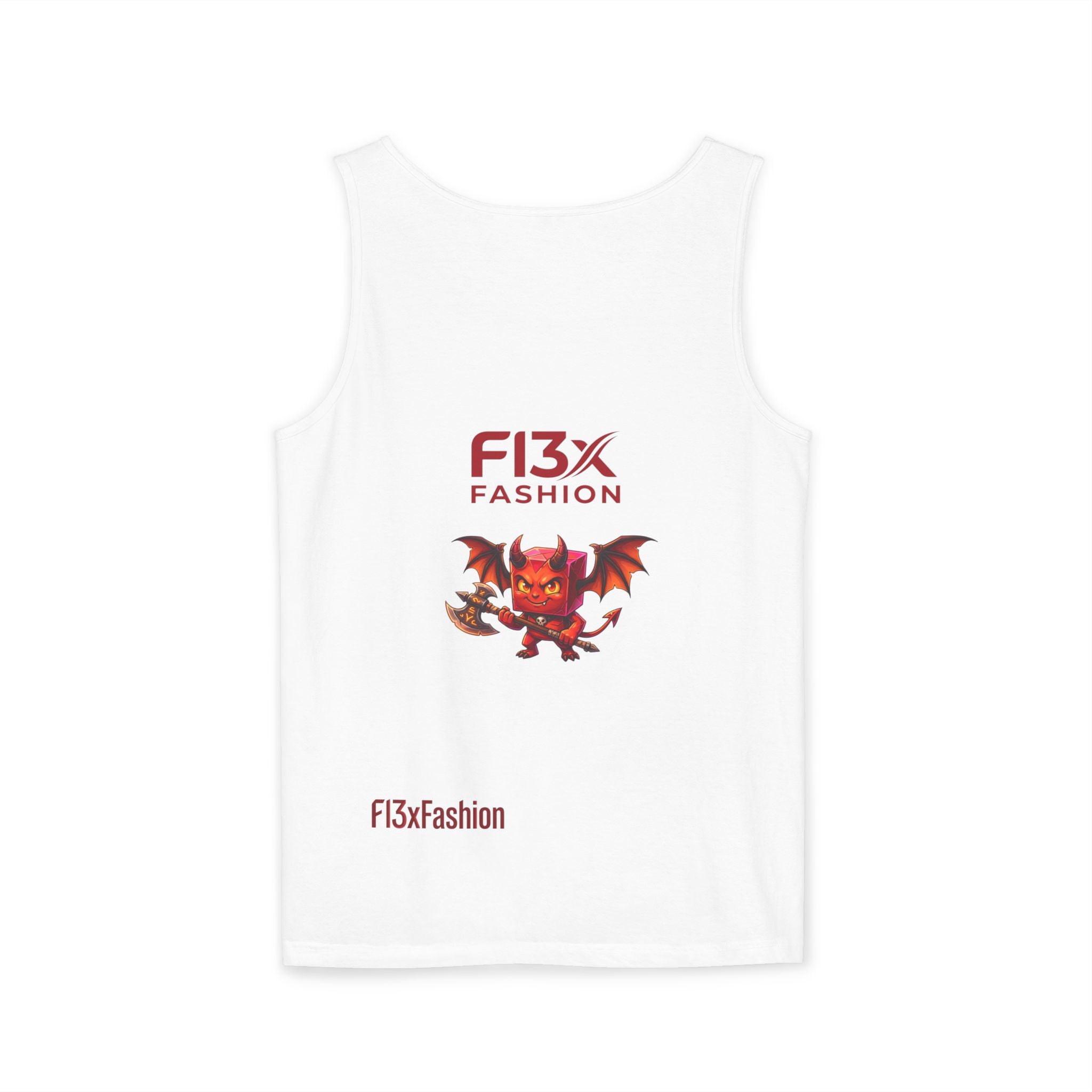 FL3X Fashion Graphic Tank Top — Neon Smiley & Devil Logo Streetwear