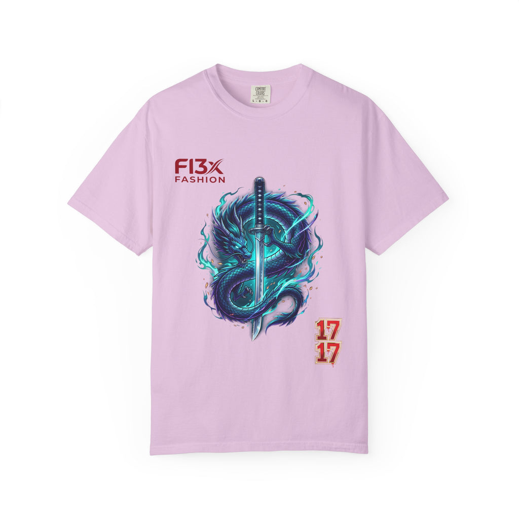 Dragon Katana T-Shirt — Neon Samurai Sword Graphic Tee (17/17)