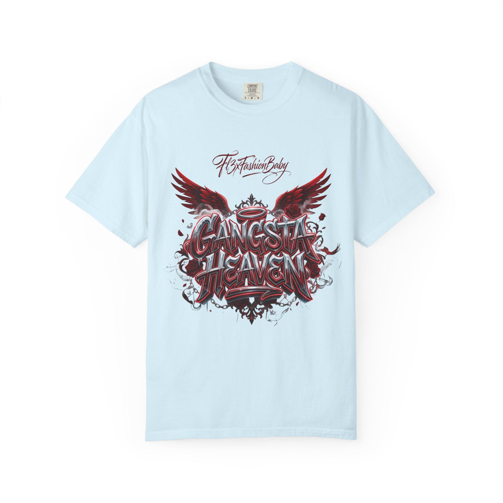 Gangsta Heaven Graphic T-Shirt — Scripted Front & Vertical Kanji Back