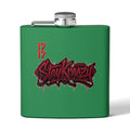Flask — 'Stay Krazy' Graffiti Stainless Steel 6oz Hip-Hop Flask