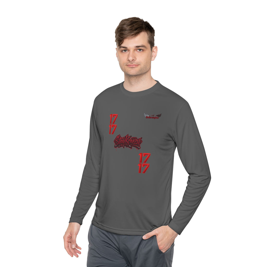 Drag Queen Portrait Long Sleeve Tee — Colorful Pop Art “17” Graphic