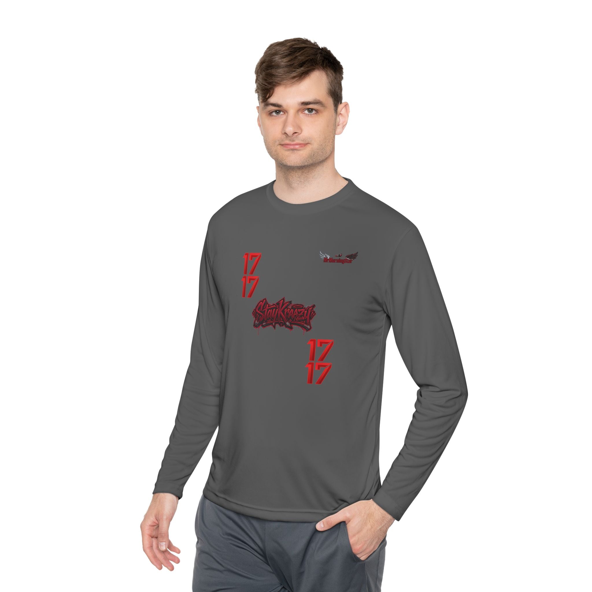 Drag Queen Portrait Long Sleeve Tee — Colorful Pop Art “17” Graphic