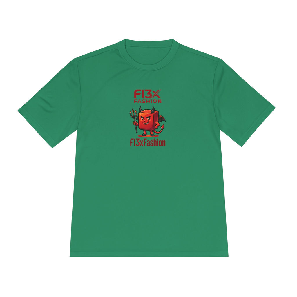 F13x Fashion Devil Logo Tee — Moisture-Wicking Athletic Shirt