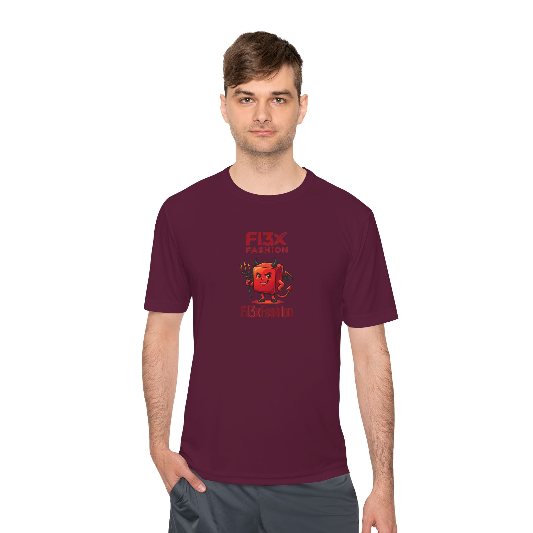 F13x Fashion Devil Logo Tee — Moisture-Wicking Athletic Shirt