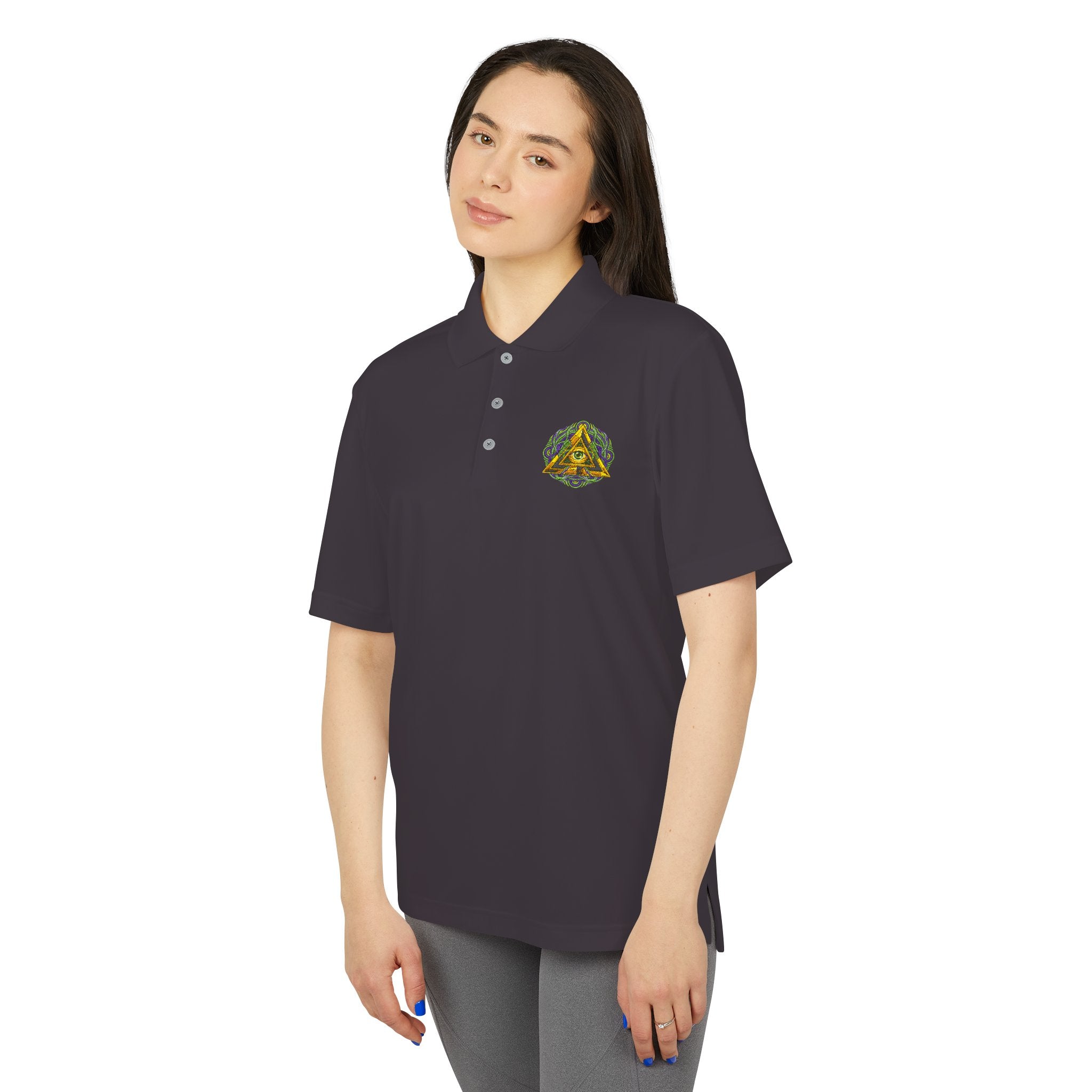Pine Forest Crest Performance Polo