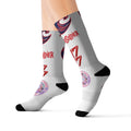 Custom Sublimation Logo Socks — F13X Fashion Branded Crew Socks