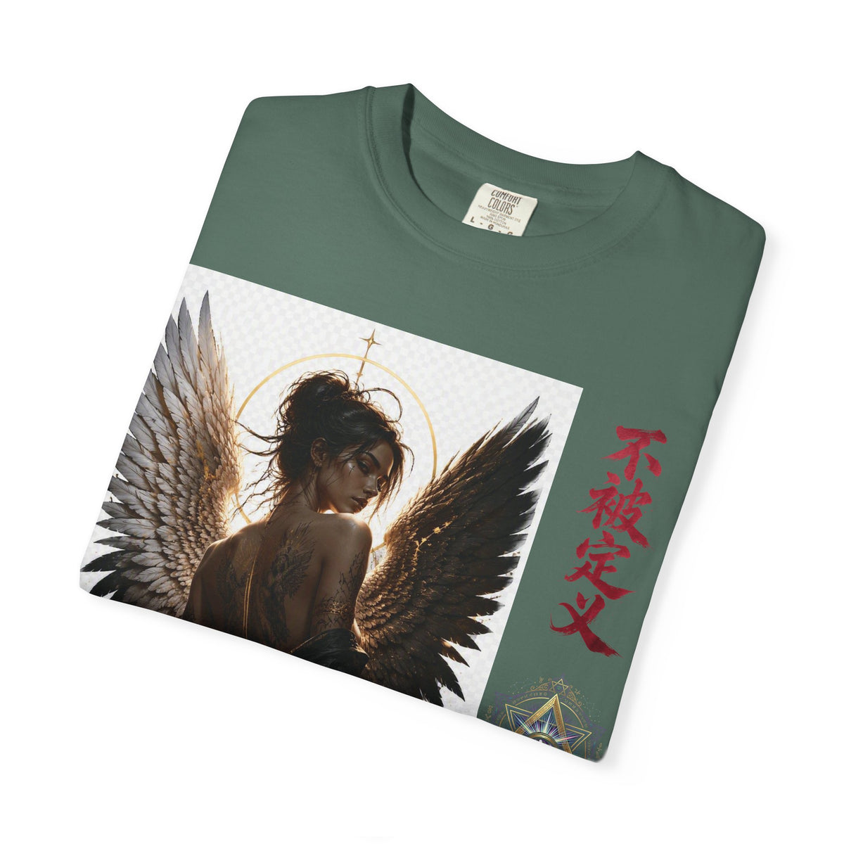 Angel Wings Graphic Tee — "FL3XFASHION" Gothic Streetwear T-Shirt