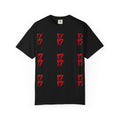 17 Pattern Graphic T-Shirt — Repeating Red Logo Tee
