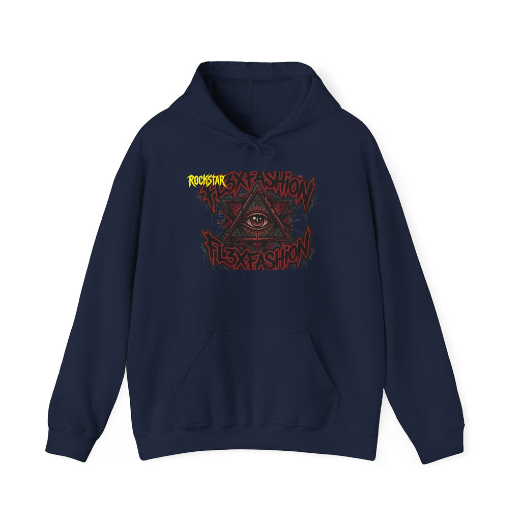 Conspiracy Eye Graphic Hoodie — All-Seeing Eye Streetwear Sweatshirt