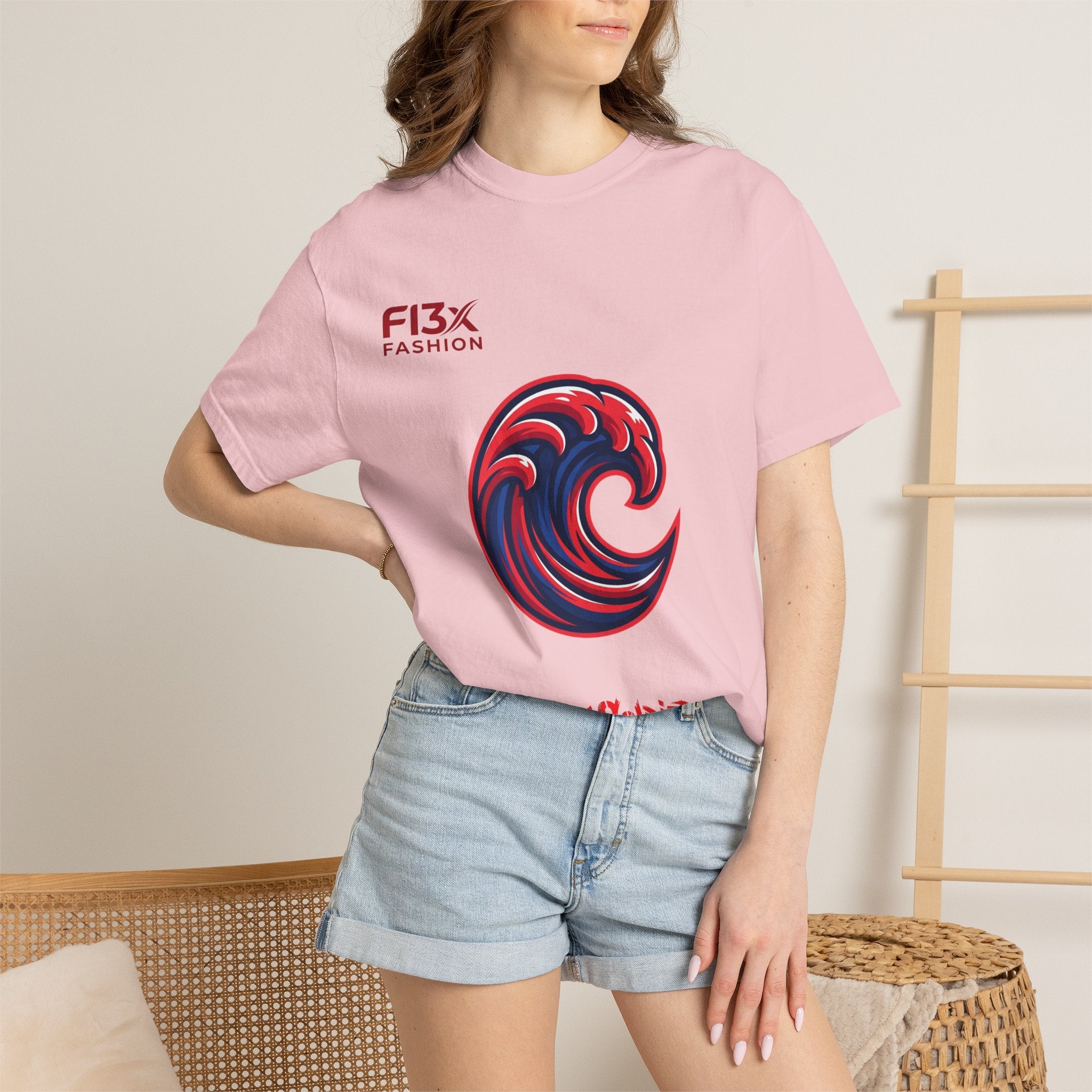 Wave Emblem T-Shirt — 'I'm A Soldier' Graphic Crew Tee