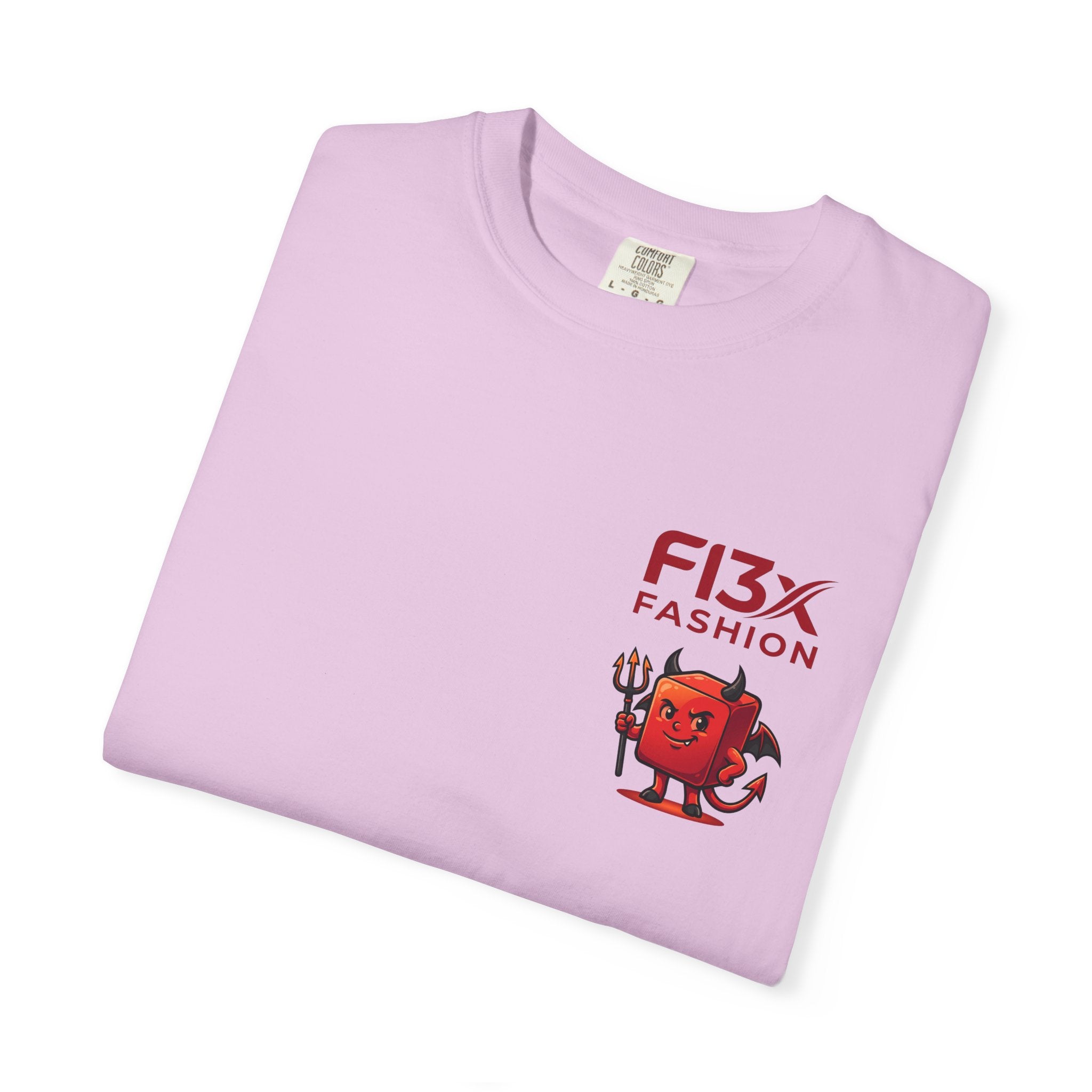 Graphic T-Shirt — Occult Pyramid Eye Design with 'Fix Fashion' Patch