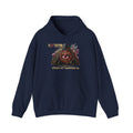 Occult Eye Pyramid Hoodie — 'Vigil Et Imperium' Mystical Graphic Sweatshirt