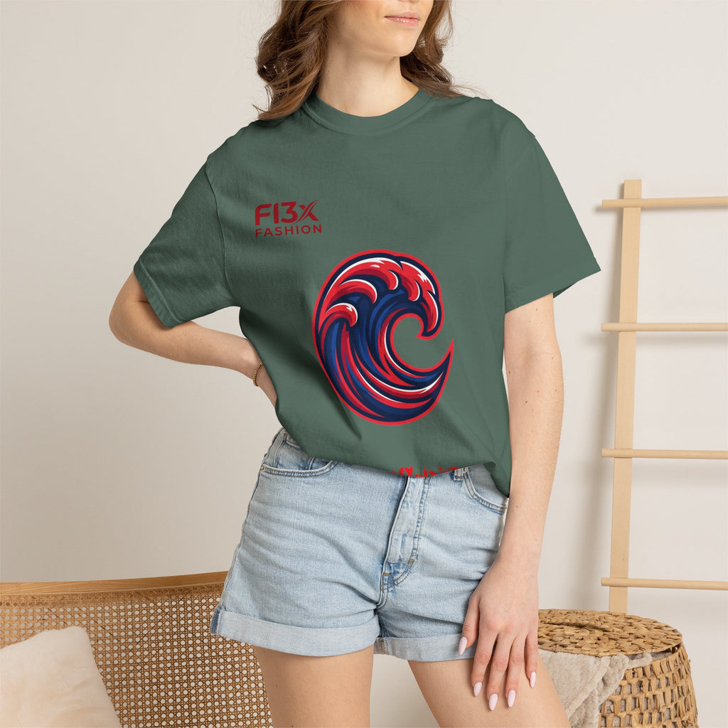 Wave Emblem T-Shirt — 'I'm A Soldier' Graphic Crew Tee