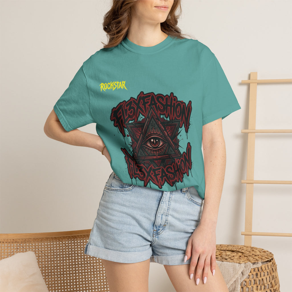 Graphic Tee — “Flex Fashion” All-Seeing Eye Streetwear T-Shirt