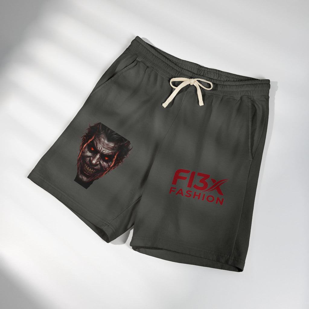 Graphic Fleece Sweat Shorts — Illustration Logo Casual Lounge Shorts