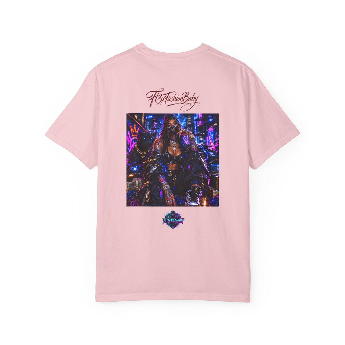 Cyberpunk Nightlife T‑Shirt — “The Fashion Baby” Graphic Tee