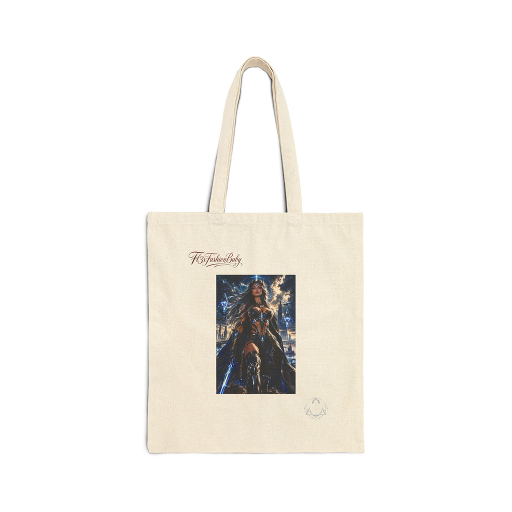 Wonder Woman Canvas Tote Bag — Themyscira Hero Art Cotton Shopper