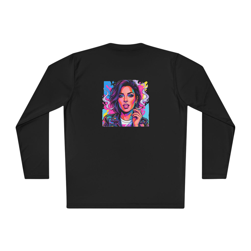 Drag Queen Portrait Long Sleeve Tee — Colorful Pop Art “17” Graphic