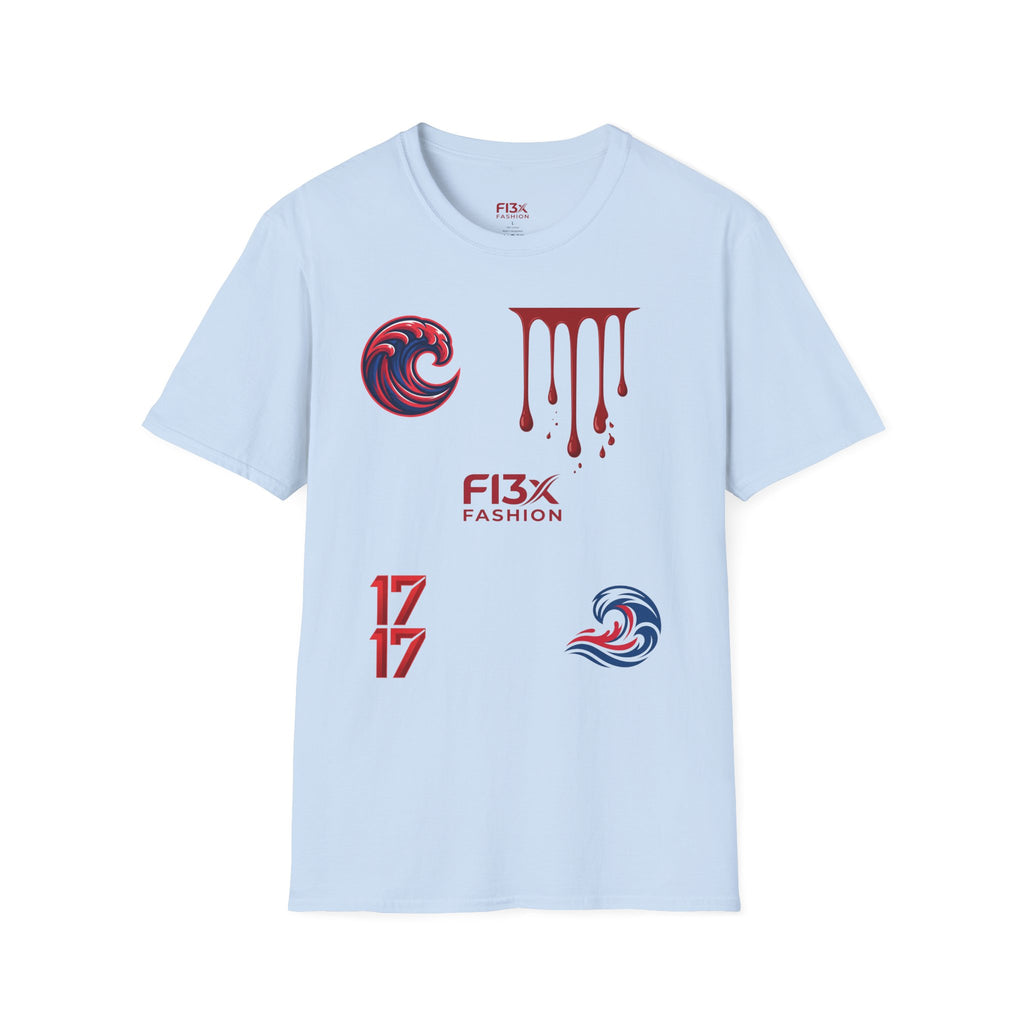 Graphic Tee — F13x Fashion Drip & Wave Design