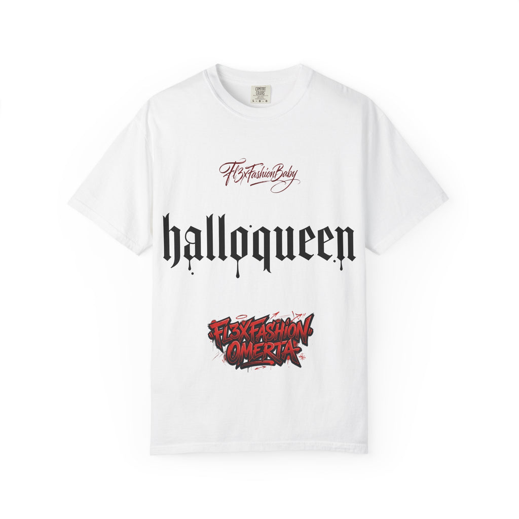 Halloqueen Graphic Tee — Gothic Halloween Party Shirt