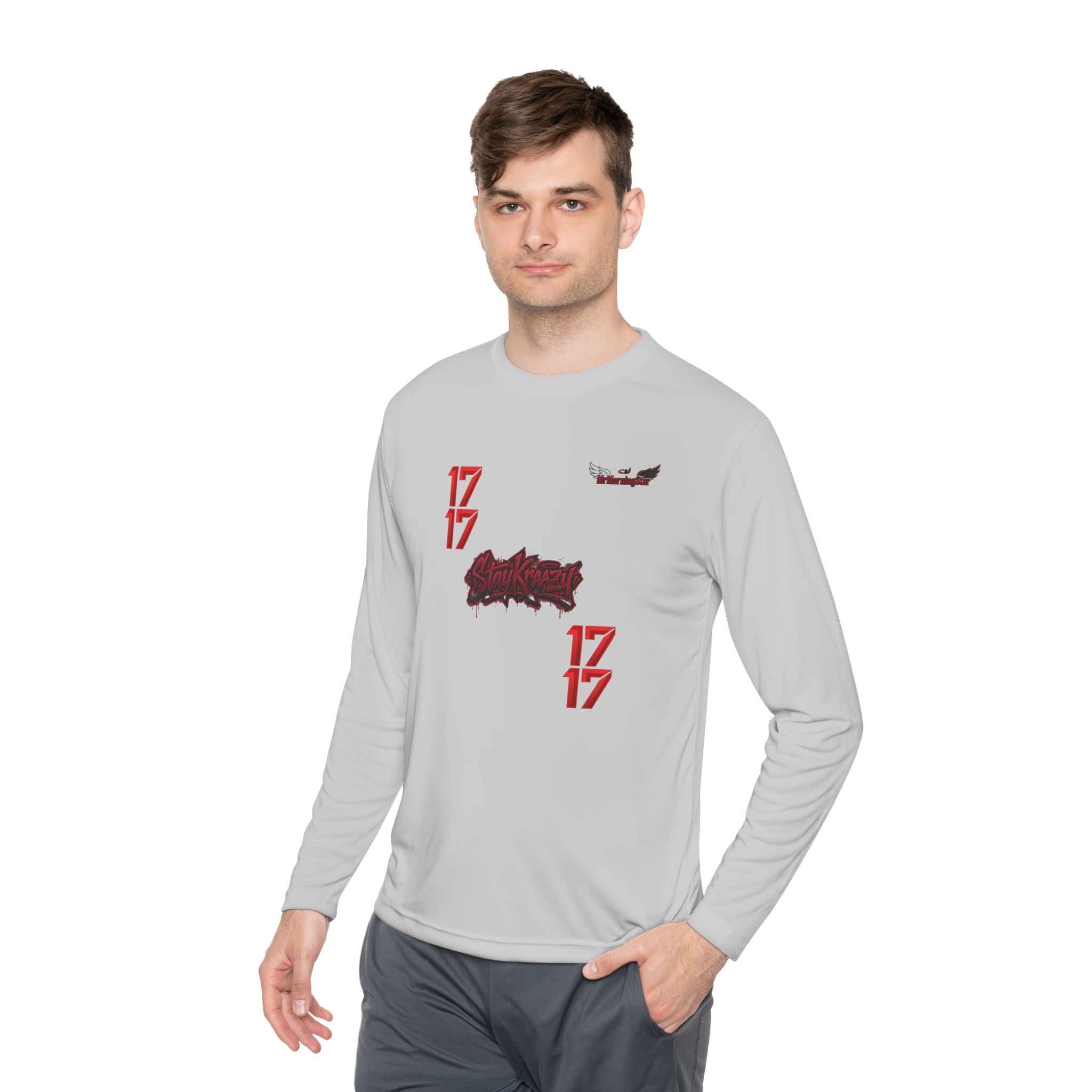 Drag Queen Portrait Long Sleeve Tee — Colorful Pop Art “17” Graphic