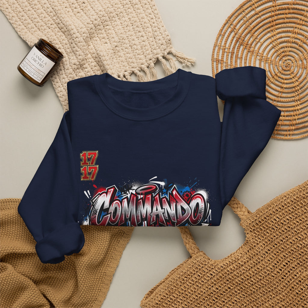 Commando Soldier Crewneck Sweatshirt — Graffiti Military Style