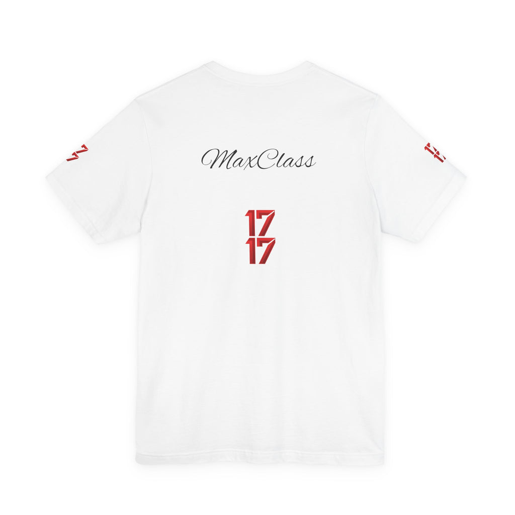 MaxClass '17' Graphic Tee — Minimal Script Logo T-Shirt
