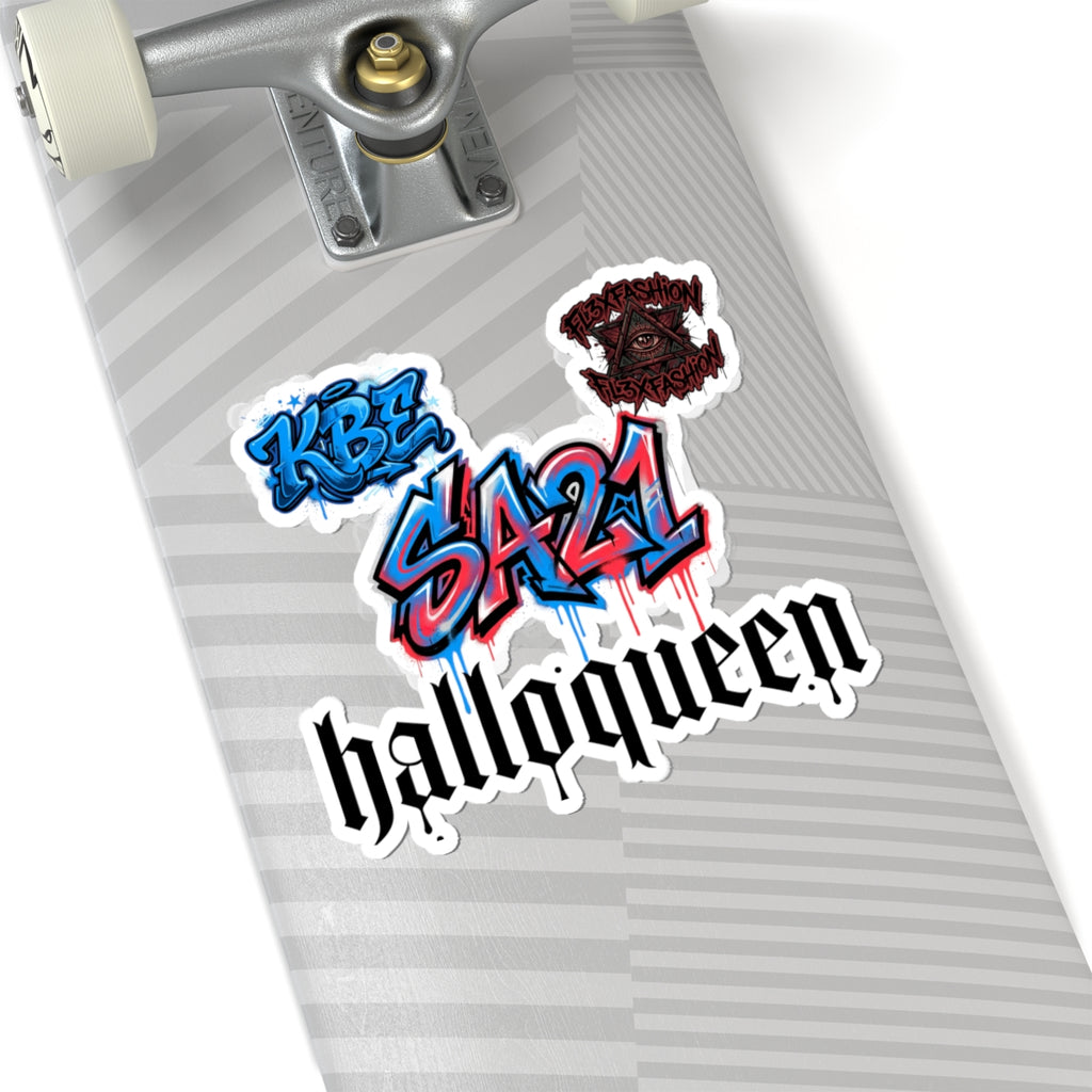 Graffiti Sticker Pack — 'SA21', 'KBE' & 'halloqween' Kiss-Cut Decals