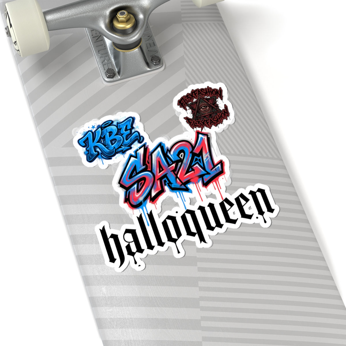 Graffiti Sticker Pack — 'SA21', 'KBE' & 'halloqween' Kiss-Cut Decals