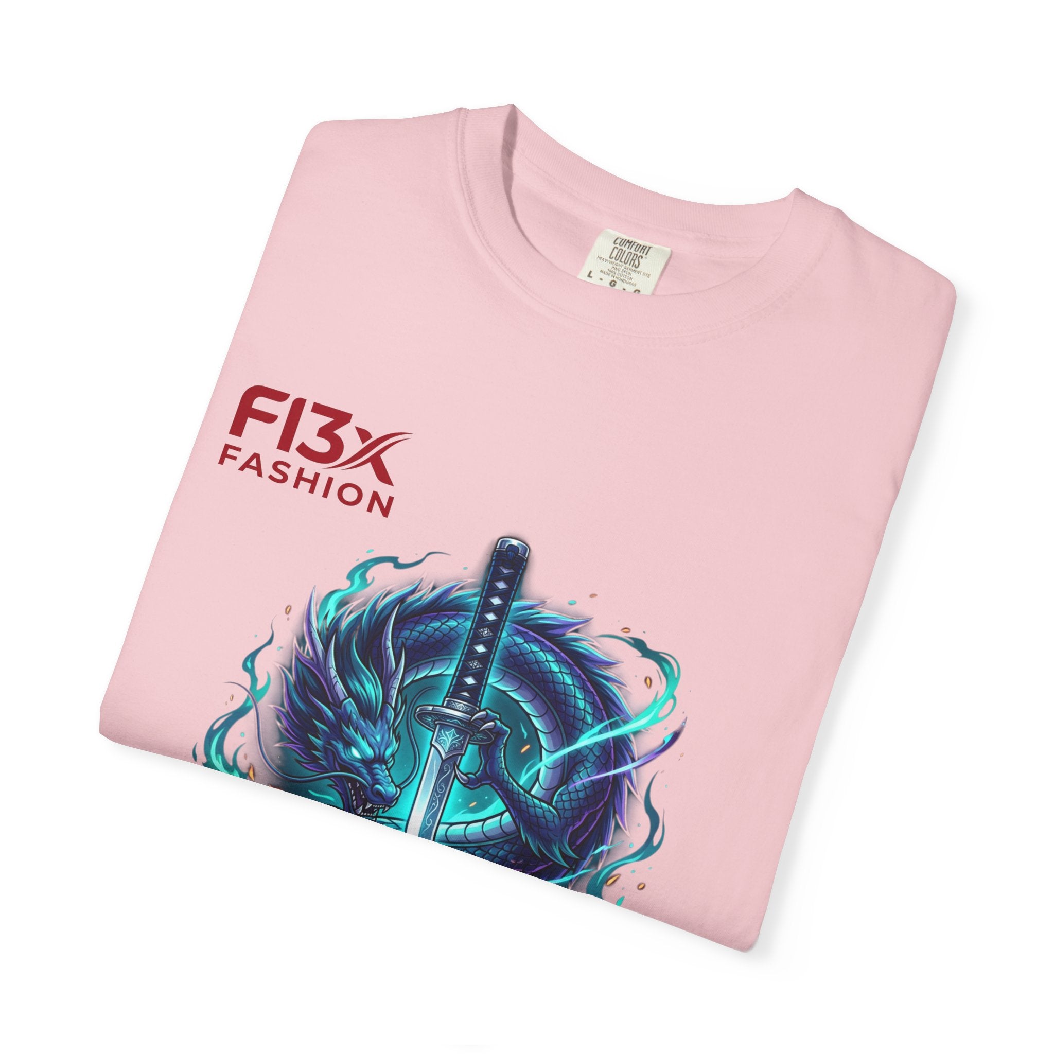 Dragon Katana T-Shirt — Neon Samurai Sword Graphic Tee (17/17)