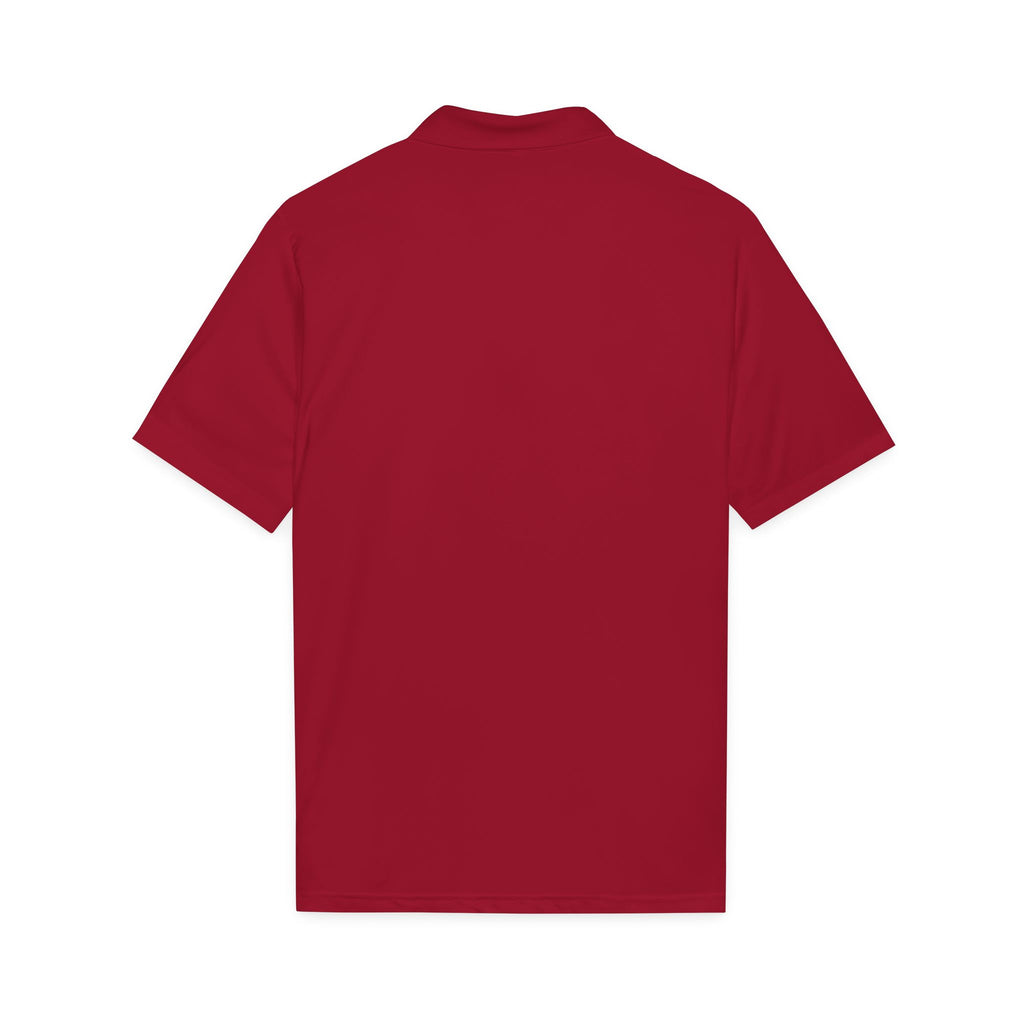 Embroidered Wave Logo Polo Shirt — Breathable Performance Golf & Work Polo