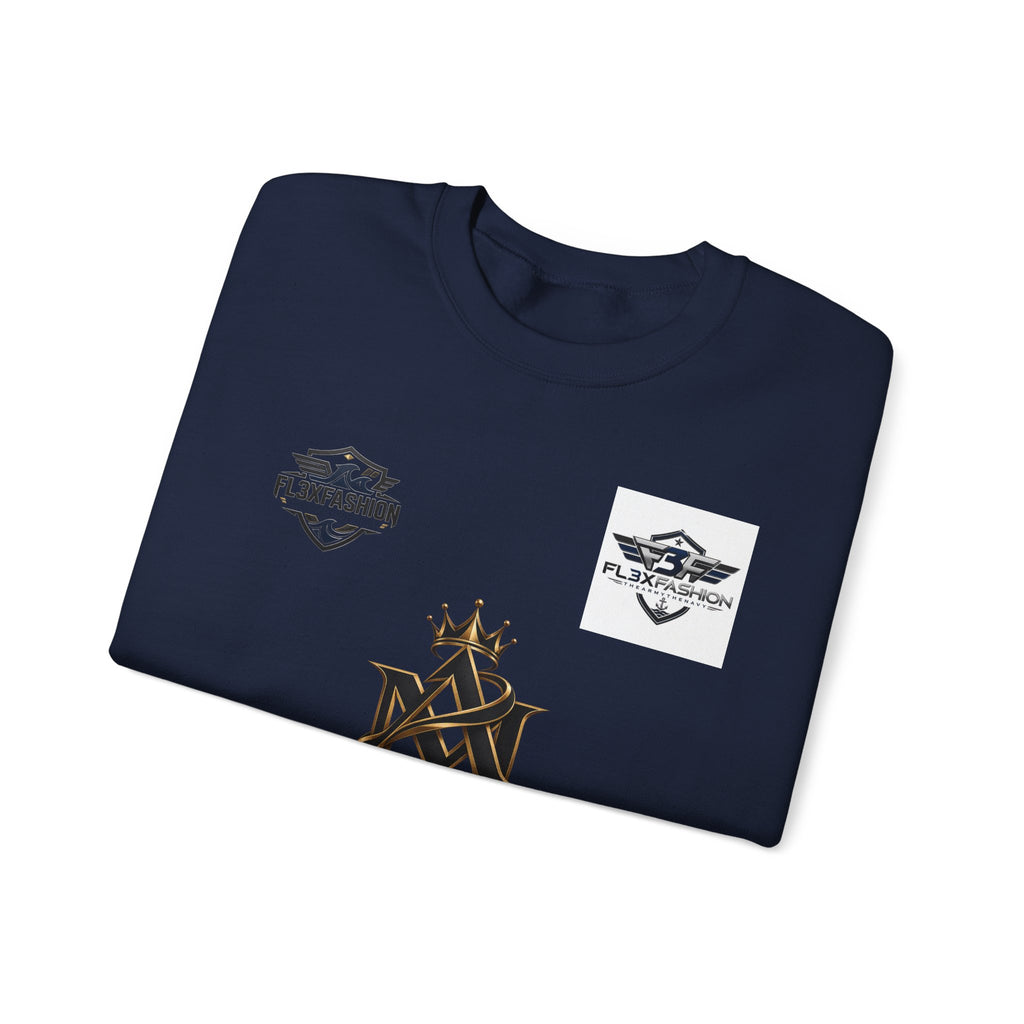 Logo Patch Crewneck Sweatshirt — Minimal Streetwear Brand Logos