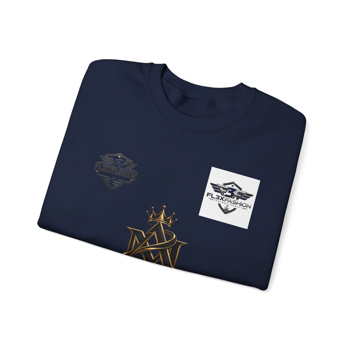 Logo Patch Crewneck Sweatshirt — Minimal Streetwear Brand Logos